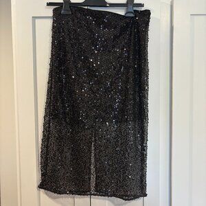 JCREW Collection Sequin midi skirt
